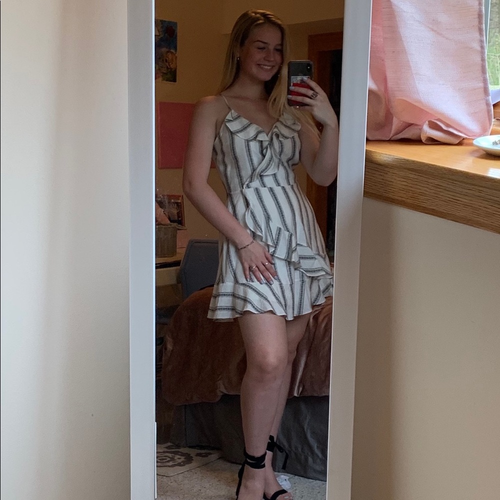 White Wrap Dress